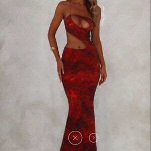 Outcast FERN MAXI DRESS ORANGE